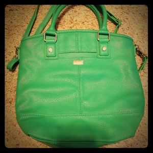 Kelly green thirty-one purse